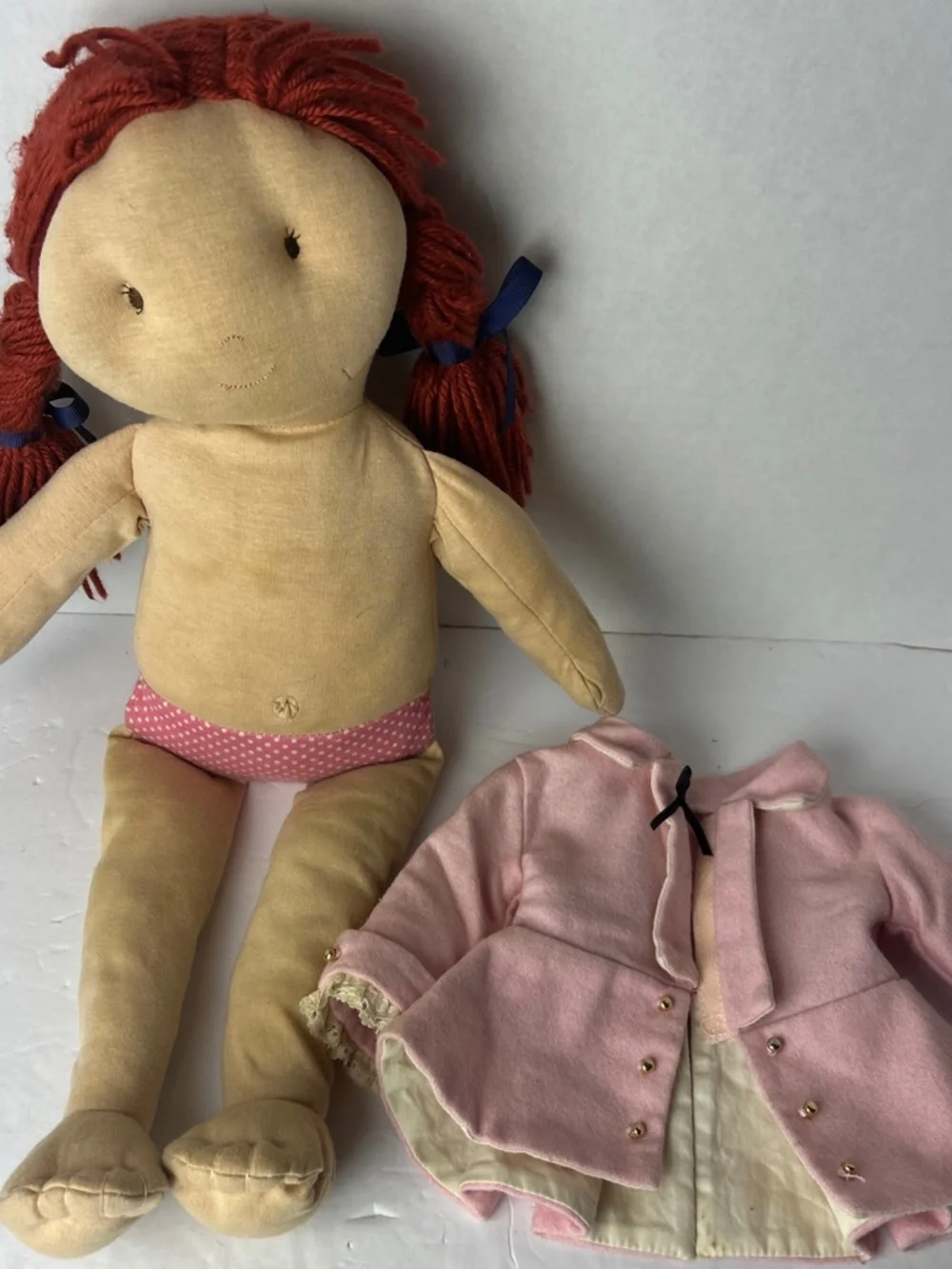 Pottery Barn Kids Paige Girl Doll Discontinued 17'Red hair Poseable Rare
